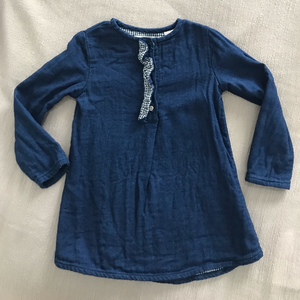 Zara Navy Shift Dress
